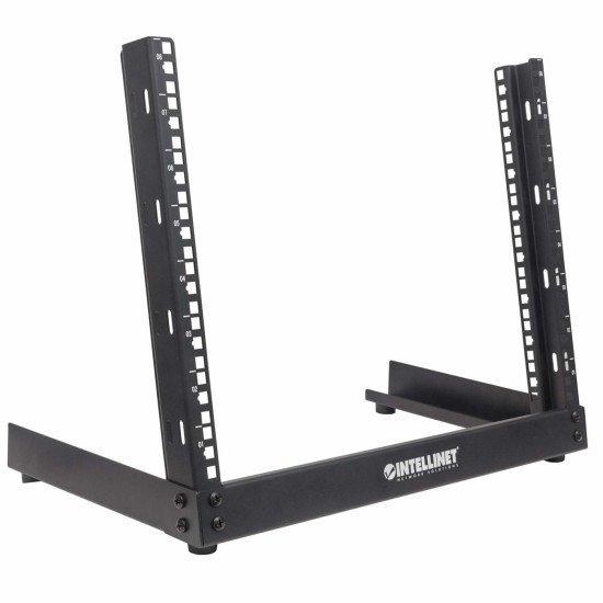 Intellinet Baie réseau ouverte 19" de bureau, 8U, noire, en kit