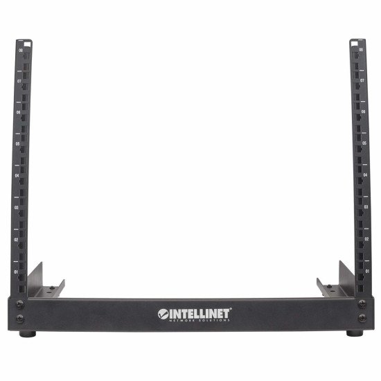Intellinet Baie réseau ouverte 19" de bureau, 8U, noire, en kit