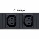Intellinet Unité de distribution d'alimentation (PDU) intelligent 19" 1U à 8 ports, prises C13, entrée C20, surveillance de l'alimentation, de la température et de l'humidité, unité de distribution d'alimentation, sortie, montage en rack, garantie tr