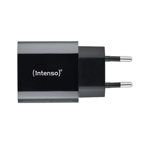 Intenso Adaptateur secteur W20C, 20 W, port USB-C, noir