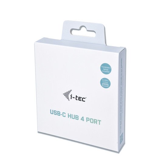 i-tec Metal USB-C Concentrateur Ethernet HUB à 4 ports