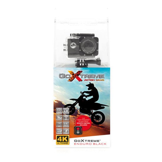 Easypix GoXtreme Enduro Black caméra pour sports d'action 8 MP 4K Ultra HD Wifi