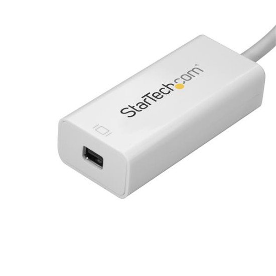 StarTech.com Adaptateur USB-C vers Mini DisplayPort 4K 60 Hz - Convertisseur USB Type-C vers mDP en blanc