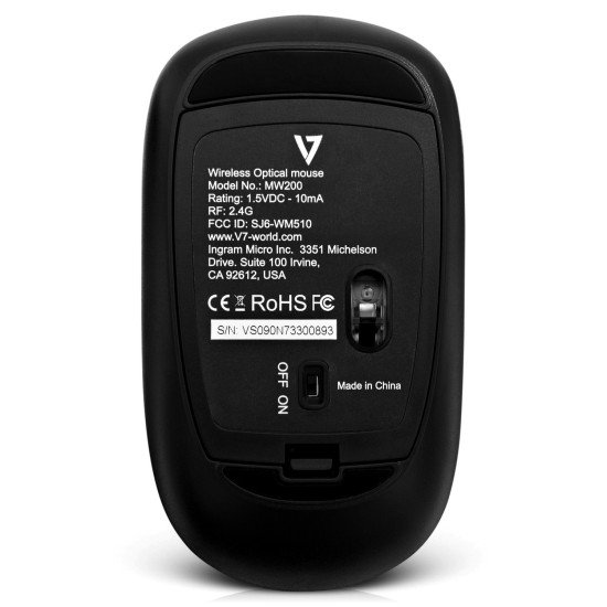 V7 Souris Optique Compact Sans Fil