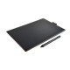 Wacom One by Medium tablette graphique Noir, Rouge 2540 lpi 216 x 135 mm USB