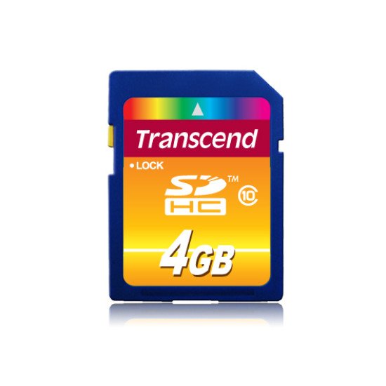 Transcend TS4GSDHC10 mémoire flash 4 Go SDHC Classe 10