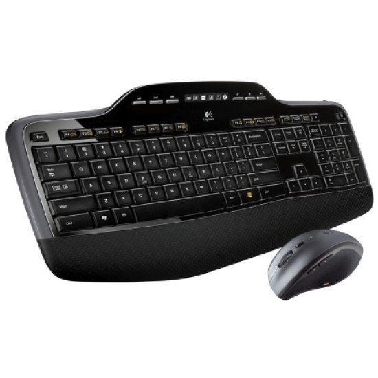 Logitech MK710 Ensemble clavier et souris sans fil Noir AZERTY BE