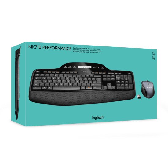 Logitech MK710 clavier sans fil QWERTZ DE Noir Logitech MK710 clavier sans fil QWERTZ DE Noir