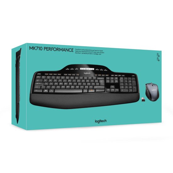 Logitech MK710 clavier sans fil QWERTZ DE Noir