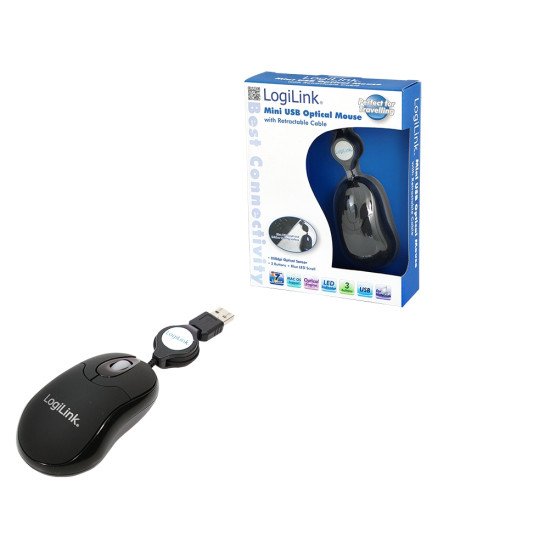 LogiLink ID0016 souris USB Type-A Optique 800 DPI