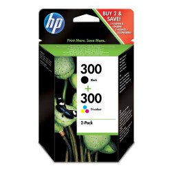 HP 300 Original Noir, Cyan, Magenta, Jaune 2 pièce(s) HP 300 Original Noir, Cyan, Magenta, Jaune 2 pièce(s)