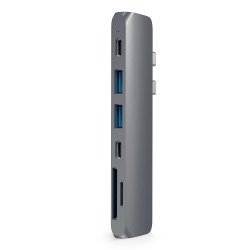 Satechi ST-CMBPM hub & concentrateur USB 3.2 Gen 1 (3.1 Gen 1) Type-C 40000 Mbit/s Gris