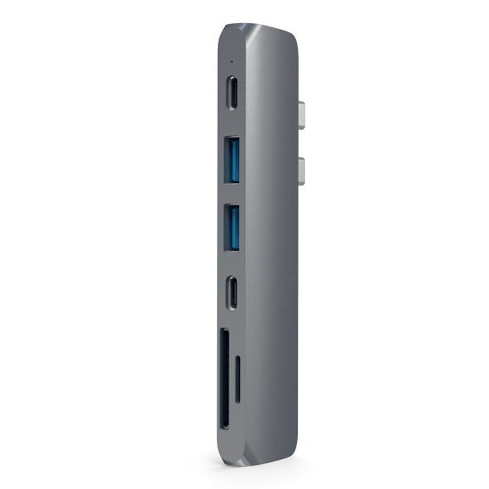 Satechi ST-CMBPM hub & concentrateur USB 3.2 Gen 1 (3.1 Gen 1) Type-C 40000 Mbit/s Gris