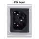 Intellinet Unité de distribution d'alimentation (PDU) 19" 1U à 8 prises EU, prises C13, entrée arrière C20, anti-débranchement, câble d'alimentation 2 m amovible, sortie, montage en rack, garantie trois ans