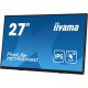 iiyama ProLite T2755MSC-B1 écran PC 68,6 cm (27") 1920 x 1080 pixels Full HD LED Écran tactile Dessus de table Noir