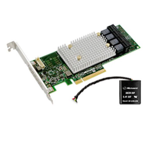 Microsemi SmartRAID 3154-16i contrôleur RAID PCI Express x8 3.0 12 Gbit/s