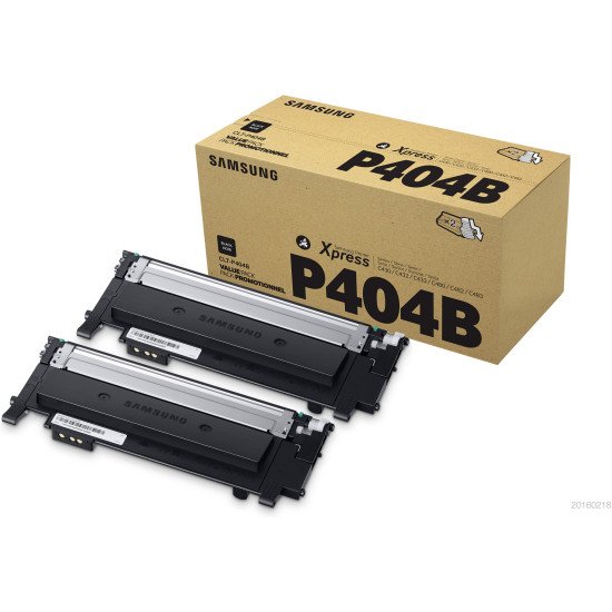 Samsung CLT-P404B Toner Original Noir 2 pièce(s)