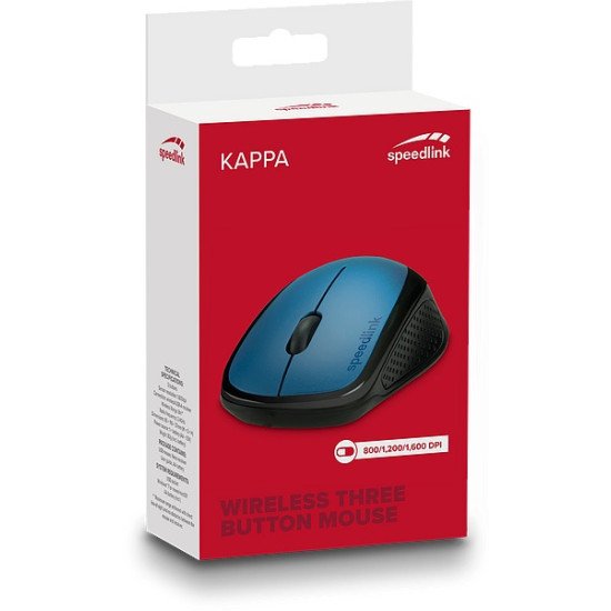 SPEEDLINK KAPPA souris Bureau Droitier RF sans fil Optique 1600 DPI