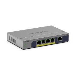 NETGEAR GS105PP Non-géré Gigabit Ethernet (10/100/1000) Connexion Ethernet POE Montage sur le bureau ou sur le mur Gris NETGEAR GS105PP Non-géré Gigabit Ethernet (10/100/1000) Connexion Ethernet POE Montage sur le bureau ou sur le mur Gris