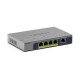 NETGEAR GS105PP Non-géré Gigabit Ethernet (10/100/1000) Connexion Ethernet POE Montage sur le bureau ou sur le mur Gris