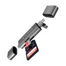 ICY BOX IB-CR200-C lecteur de carte mémoire USB 2.0 Noir