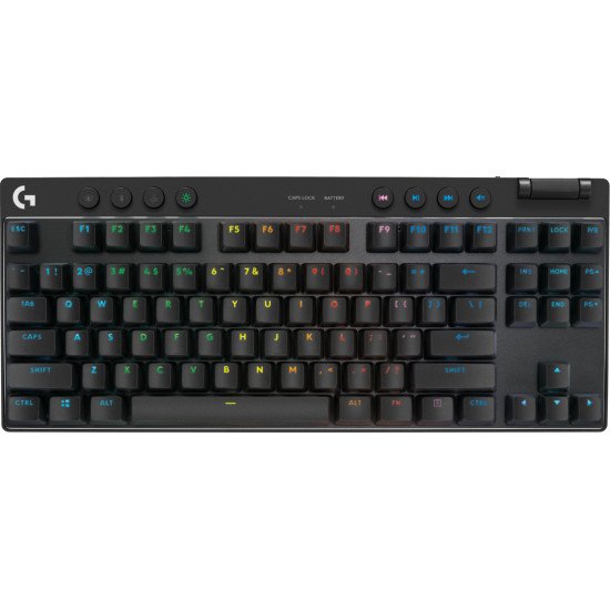 Logitech G PRO X TKL clavier RF sans fil + Bluetooth QWERTZ Allemand Noir