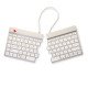 R-Go Tools Split RGOSBUSWLWH clavier Bluetooth QWERTY Nordique Blanc