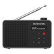 Kenwood CR-M25DAB-B Radio portable Numérique Noir