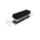 ICY BOX IB-M2HS-70 Disque électronique Dissipateur thermique/Radiateur Noir 1 pièce(s)