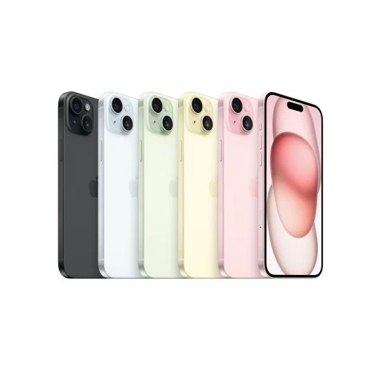 Apple iPhone 15 Plus 17 cm (6.7") Double SIM iOS 17 5G USB Type-C 512 Go Jaune Apple iPhone 15 Plus 17 cm (6.7") Double SIM iOS 17 5G USB Type-C 512 Go Jaune