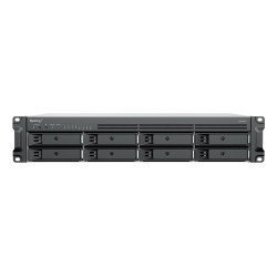 Synology RackStation RS1226+ serveur de stockage NAS Rack (2 U) AMD Ryzen V1500B 4 Go DDR4 0 To Synology DSM Noir