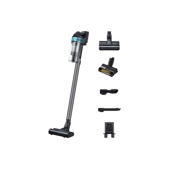 Samsung VS20B75AGR1/GE aspirateur balai et balai électrique Aspirateur-balai 2 en 1 Batterie Sec Sans sac 0,8 L 550 W Noir, Chrome, Couleur menthe, Bleu