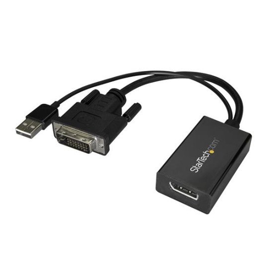 StarTech.com Adaptateur DVI vers DisplayPort avec alimentation USB - 1920 x 1200