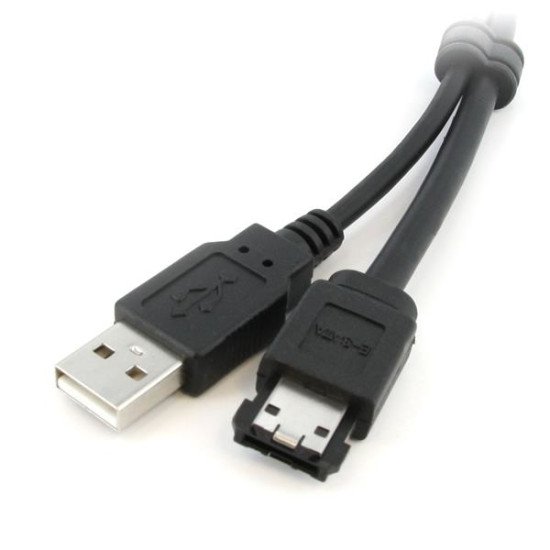 StarTech.com Câble eSATA et USB A vers Power eSATA 91 cm - M/M