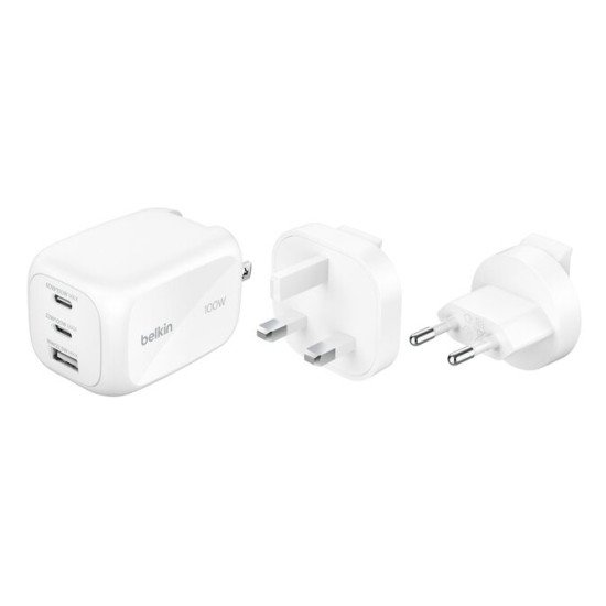 Belkin WCH016hqWH Universel Blanc Secteur Charge rapide Intérieure