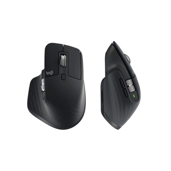 Logitech MX Keys S Combo clavier Souris incluse RF sans fil + Bluetooth AZERTY Belge Graphite