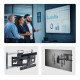 StarTech.com Support Mural Articulé Ultra Fin pour Téléviseurs à Écran Plat Jusqu'à 65" et 45kg, VESA 600x400, Conforme TAA, Profil Bas