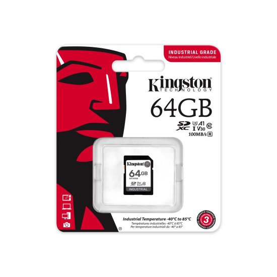 Kingston Technology SDIT/64GB mémoire flash 64 Go SDHC UHS-I Classe 10