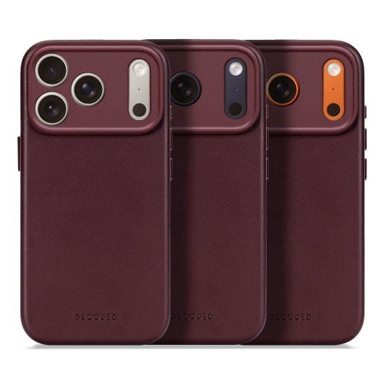 Decoded D26IPO17PBC1DY coque de protection pour téléphones portables 16 cm (6.3") Housse Bourgogne
