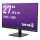 TERRA 2727W écran PC 68,6 cm (27") 1920 x 1080 pixels Full HD LCD Noir