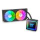 Thermaltake TH240 V3 ARGB Processeur Refroidisseur de liquide tout-en-un 12 cm Noir 1 pièce(s)