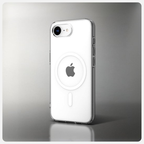 Spigen Liquid Crystal (MagFit) coque de protection pour téléphones portables 15,5 cm (6.1") Housse Transparent, Blanc Spigen Liquid Crystal (MagFit) coque de protection pour téléphones portables 15,5 cm (6.1") Housse Transparent, Blanc