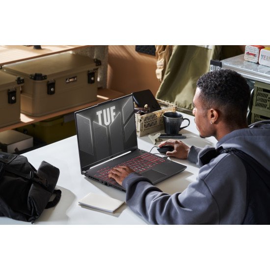 ASUS TUF Gaming A16 FA607PI-QT103W AMD Ryzen™ 9 7940HX Ordinateur portable 40,6 cm (16") WQXGA 16 Go DDR5-SDRAM 1 To SSD NVIDIA GeForce RTX 4070 Wi-Fi 6 (802.11ax) Windows 11 Home Allemand Noir, Gris ASUS TUF Gaming A16 FA607PI-QT103W AMD Ryzen™ 9 7940HX Ordinateur portable 40,6 cm (16") WQXGA 16 Go DDR5-SDRAM 1 To SSD NVIDIA GeForce RTX 4070 Wi-Fi 6 (802.11ax) Windows 11 Home Allemand Noir, Gris