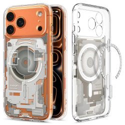 Spigen Ultra Hybrid (MagFit) Zero One coque de protection pour téléphones portables 16 cm (6.3") Housse Titane, Transparent