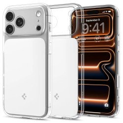 Spigen Ultra Hybrid T (MagFit) coque de protection pour téléphones portables 16 cm (6.3") Housse Transparent, Blanc