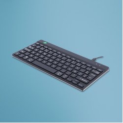 R-Go Tools Compact Break R-Go Clavier , AZERTY (FR), noir, filaire R-Go Tools Compact Break R-Go Clavier , AZERTY (FR), noir, filaire