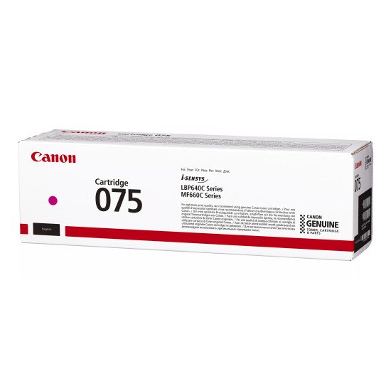 Canon 075 Cartouche de toner 1 pièce(s) Original Magenta