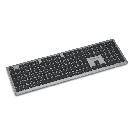 Kensington KB535 EQ clavier Bureau RF sans fil + Bluetooth QWERTY Anglais Gris