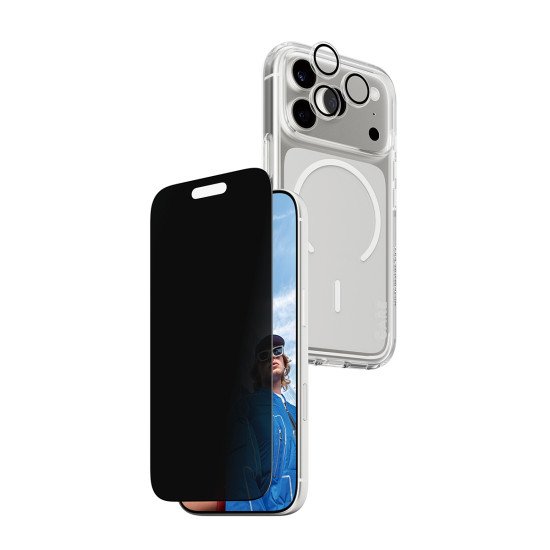 PanzerGlass ® | CARE by ® 3-in-1 Flagship Privacy Bundle iPhone 17 Pro Protection d'écran transparent Apple 1 pièce(s)