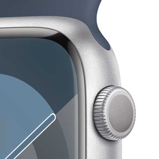 Apple Watch Series 9 45 mm Numérique 396 x 484 pixels Écran tactile Argent Wifi GPS (satellite)